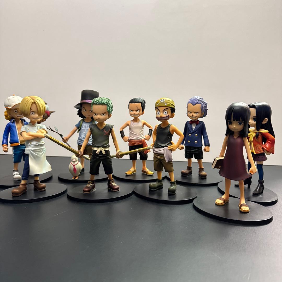 ONE PIECE ワンピース デラックス DX フィギュア 幼少期 9体セット
