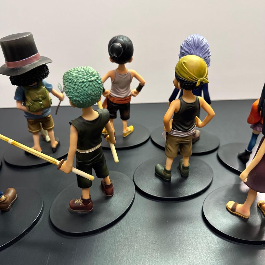 ONE PIECE ワンピース デラックス DX フィギュア 幼少期 9体セット