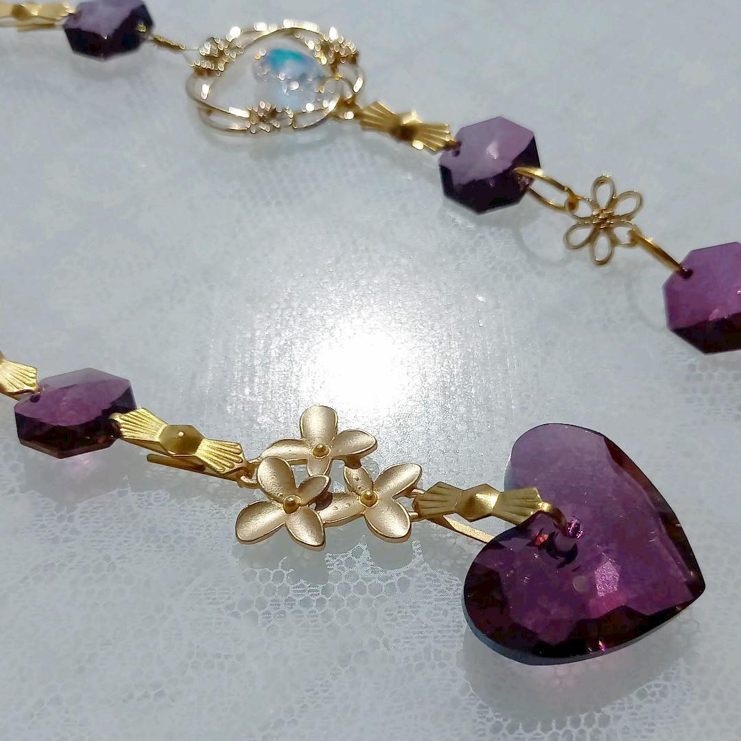 しばらくお取り置き♡(*' ▽'*)♡「スワロフスキー✧︎ライラックシャドウ♡」