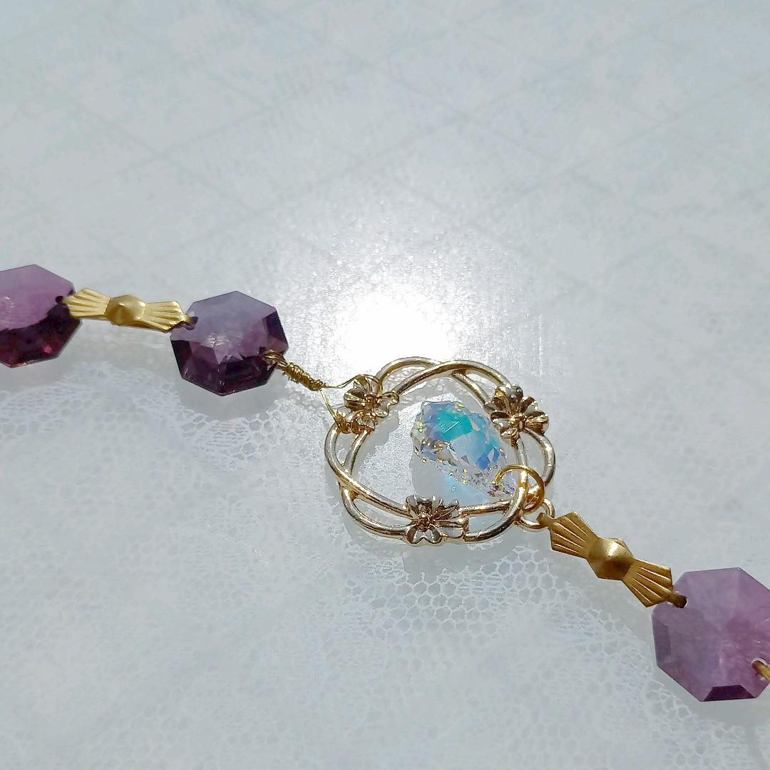 しばらくお取り置き♡(*' ▽'*)♡「スワロフスキー✧︎ライラックシャドウ♡」