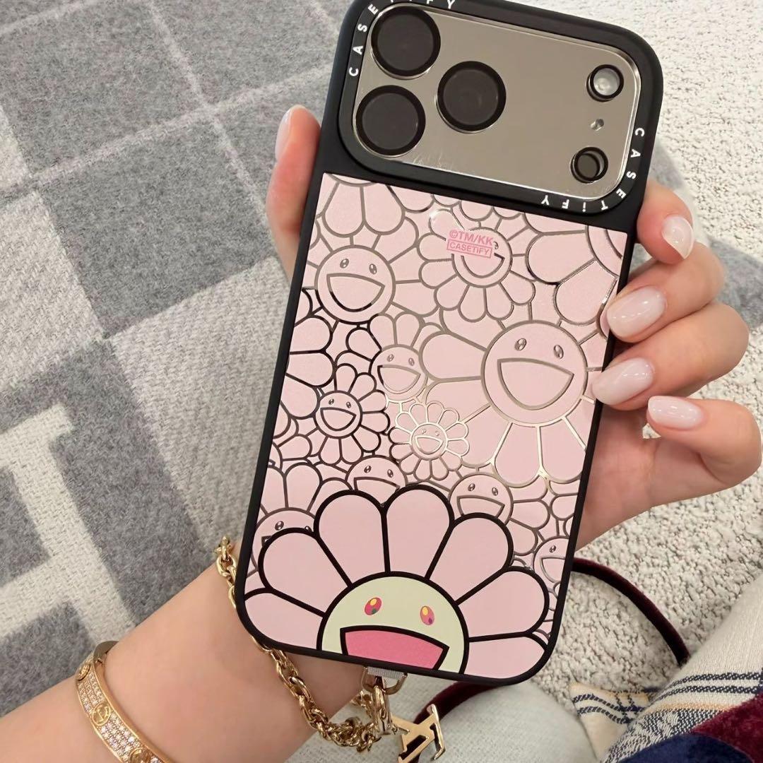 CASSETiFY ピンク花柄 iPhoneケース
