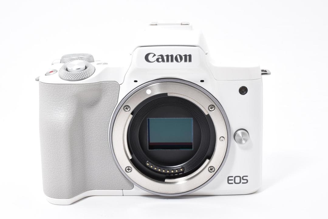 Canon EOS Kiss M ボディ ホワイト ミラーレス一眼