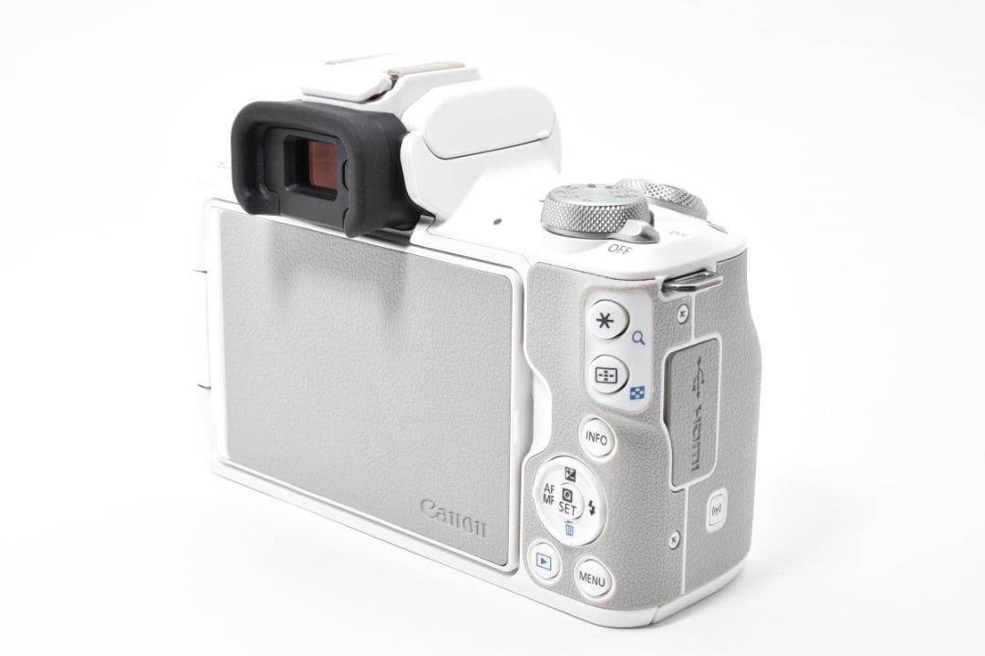 Canon EOS Kiss M ボディ ホワイト ミラーレス一眼
