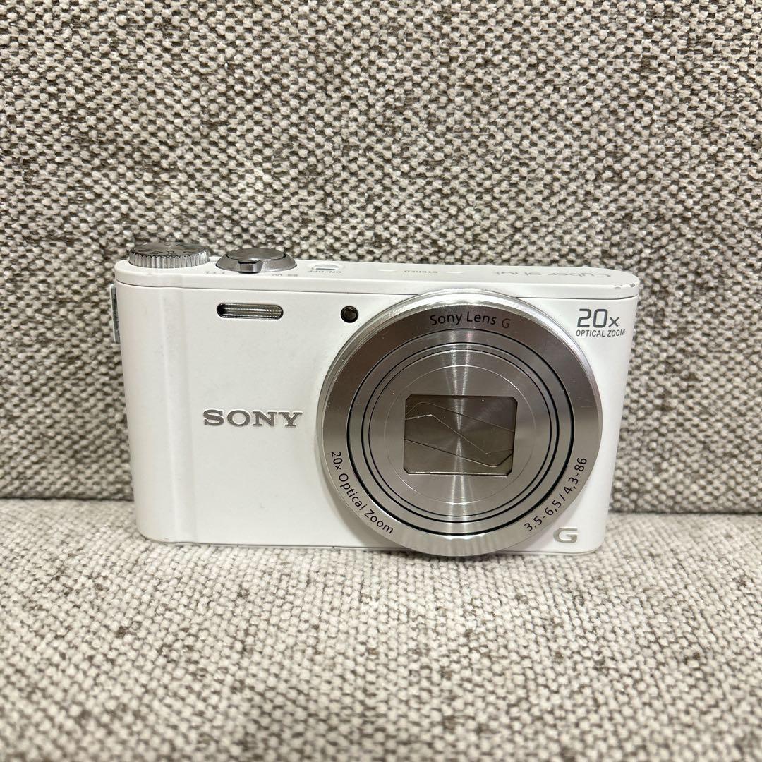 【美品】 SONY Cyber-shot ホワイト DSC-WX300 おまけ付