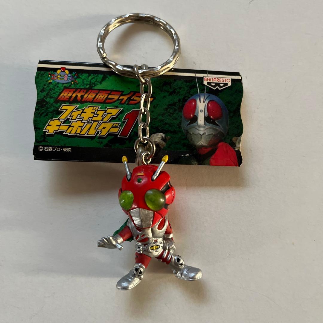 歴代仮面ライダーフィギュアキーホルダーセット 7個