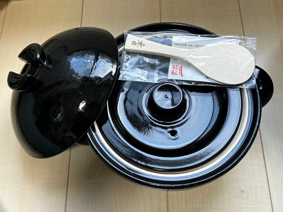 長谷園　かまどさん3合炊き　土鍋