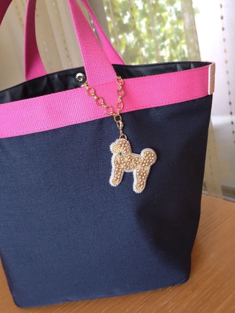 ☆MPMP☆ビーズ刺繍チャーム・ゴールデンレトリバー・スタンダードプードル