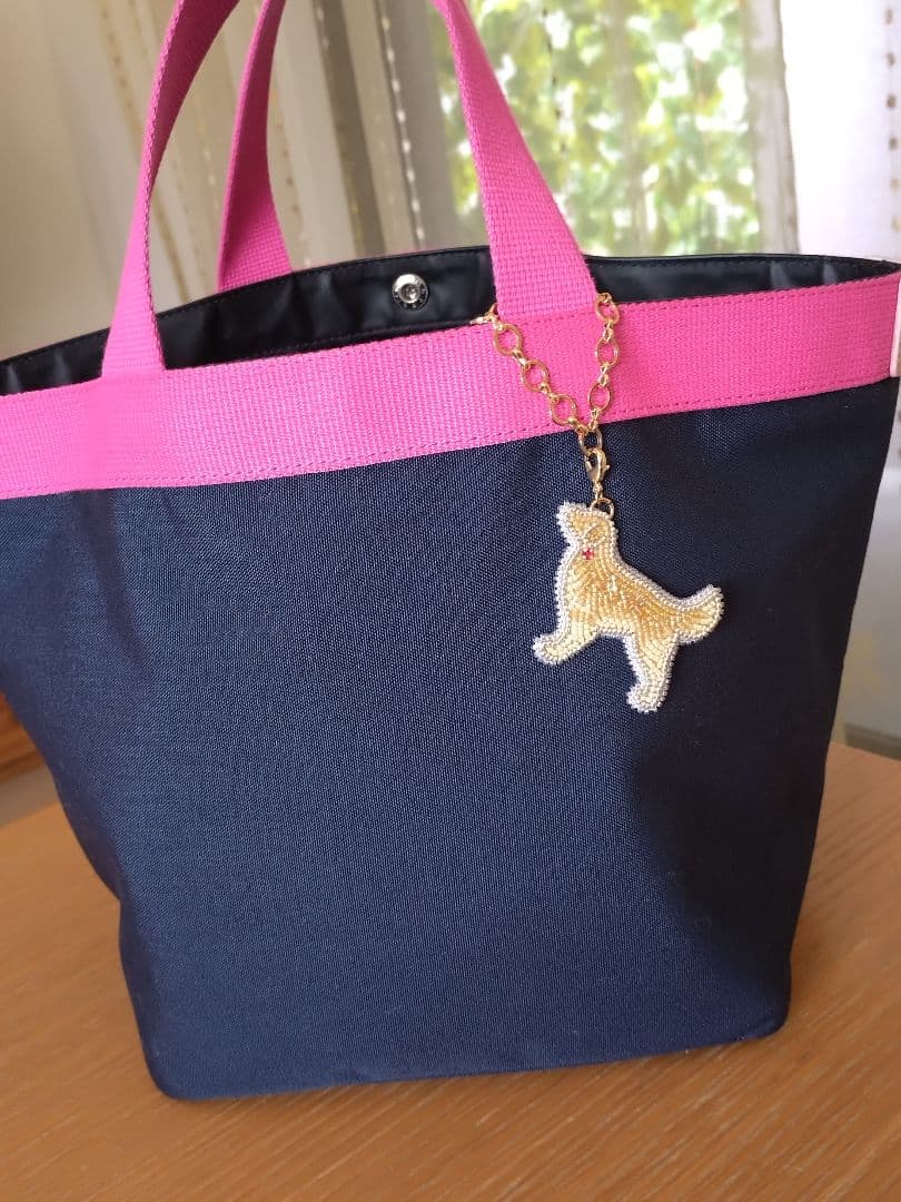 ☆MPMP☆ビーズ刺繍チャーム・ゴールデンレトリバー・スタンダードプードル