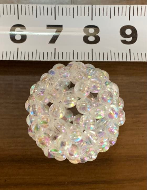 ハンドメイド　ビーズのパッキーボール