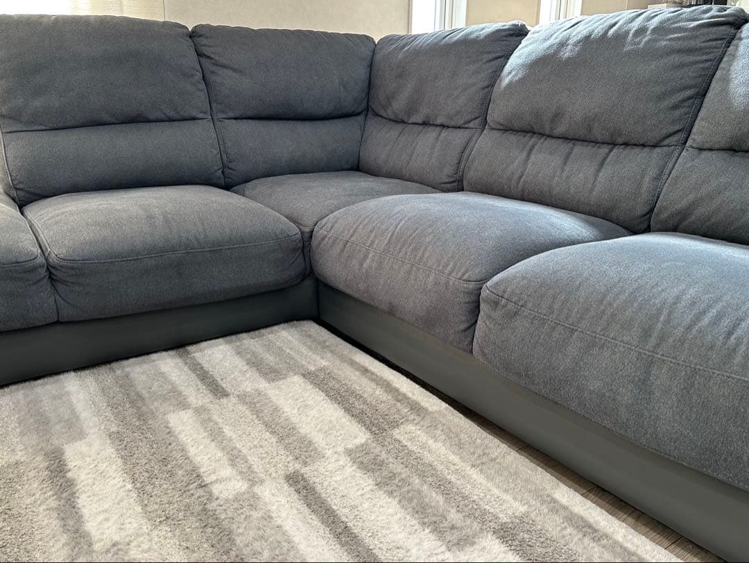 NITORI ニトリ 布張りカウチソファ【引き取り限定】