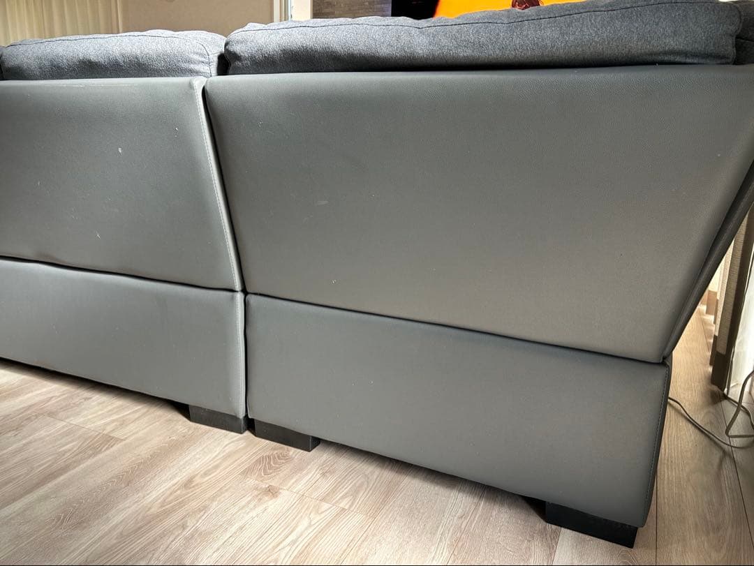 NITORI ニトリ 布張りカウチソファ【引き取り限定】