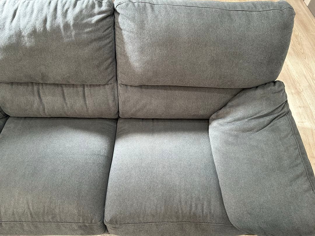 NITORI ニトリ 布張りカウチソファ【引き取り限定】