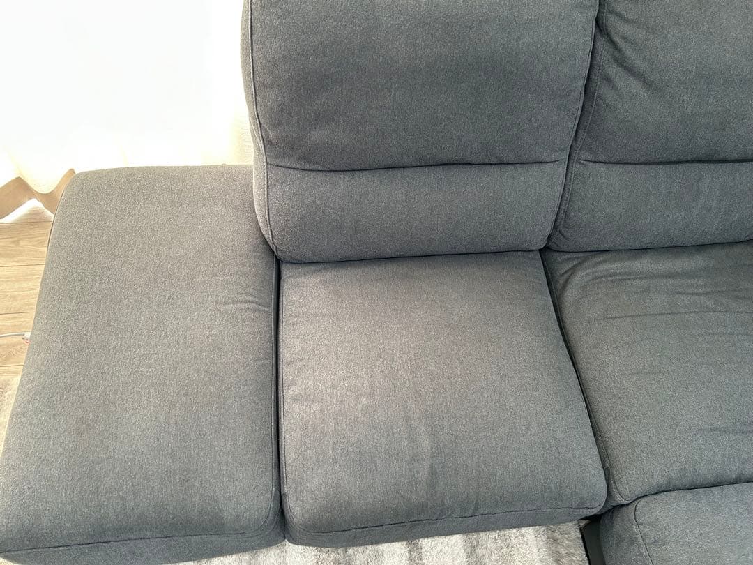 NITORI ニトリ 布張りカウチソファ【引き取り限定】