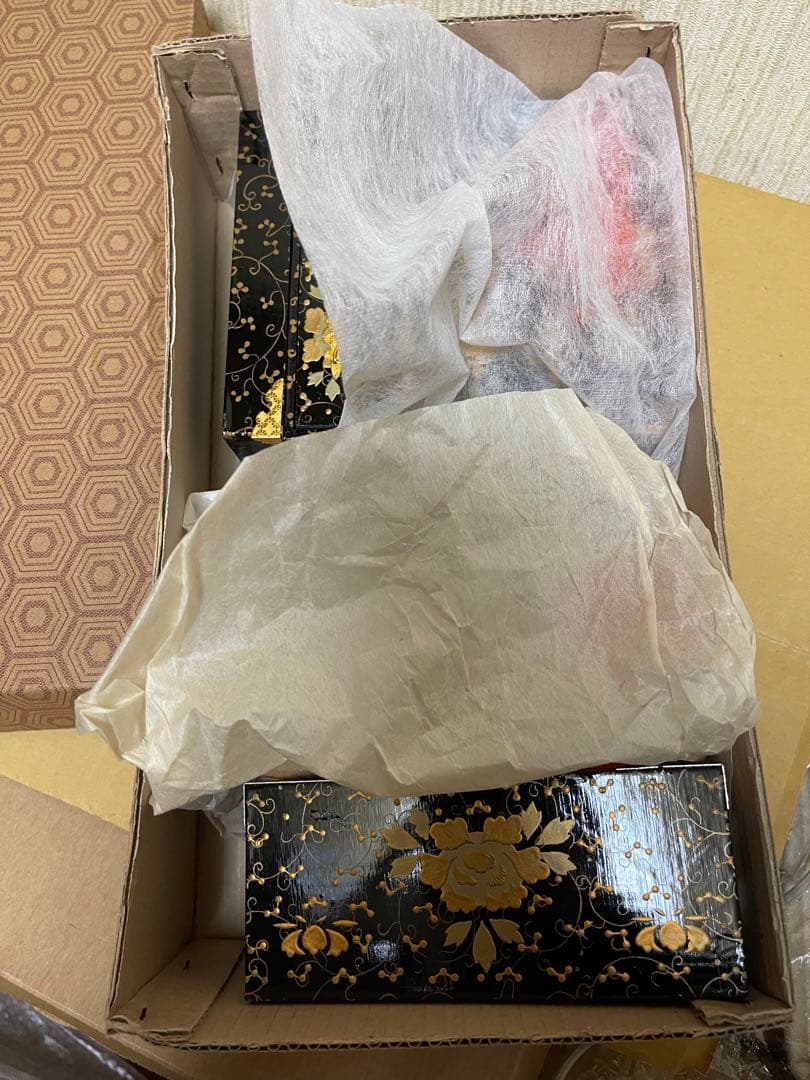 京雛平安松寿作 十二単衣 七段 雛人形15体 お道具一式 被布着 土台なし