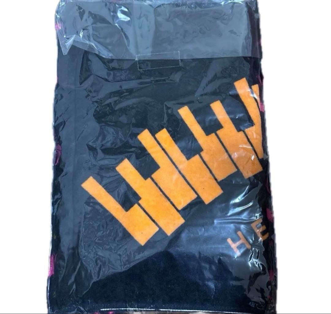 当時品 藤井風HEHNタオル ピアノ柄 黒 未使用未開封