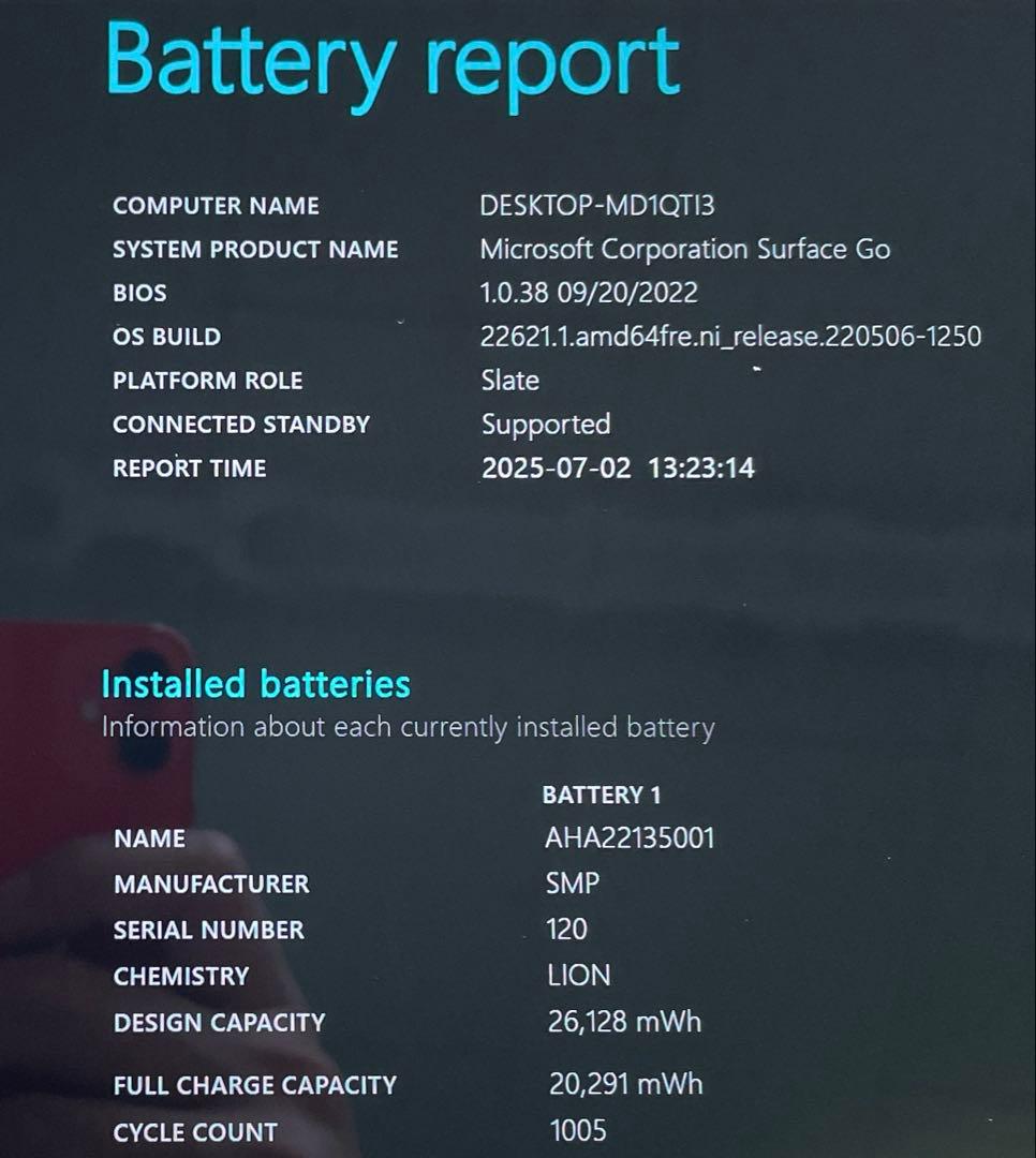 Microsoft Surface Go 64GB 1824 美品　#4