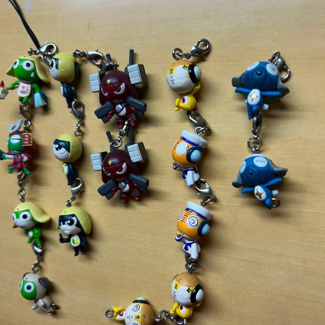 【〜3/9限定出品】ケロロ軍曹￤連結チャーム￤16個セット