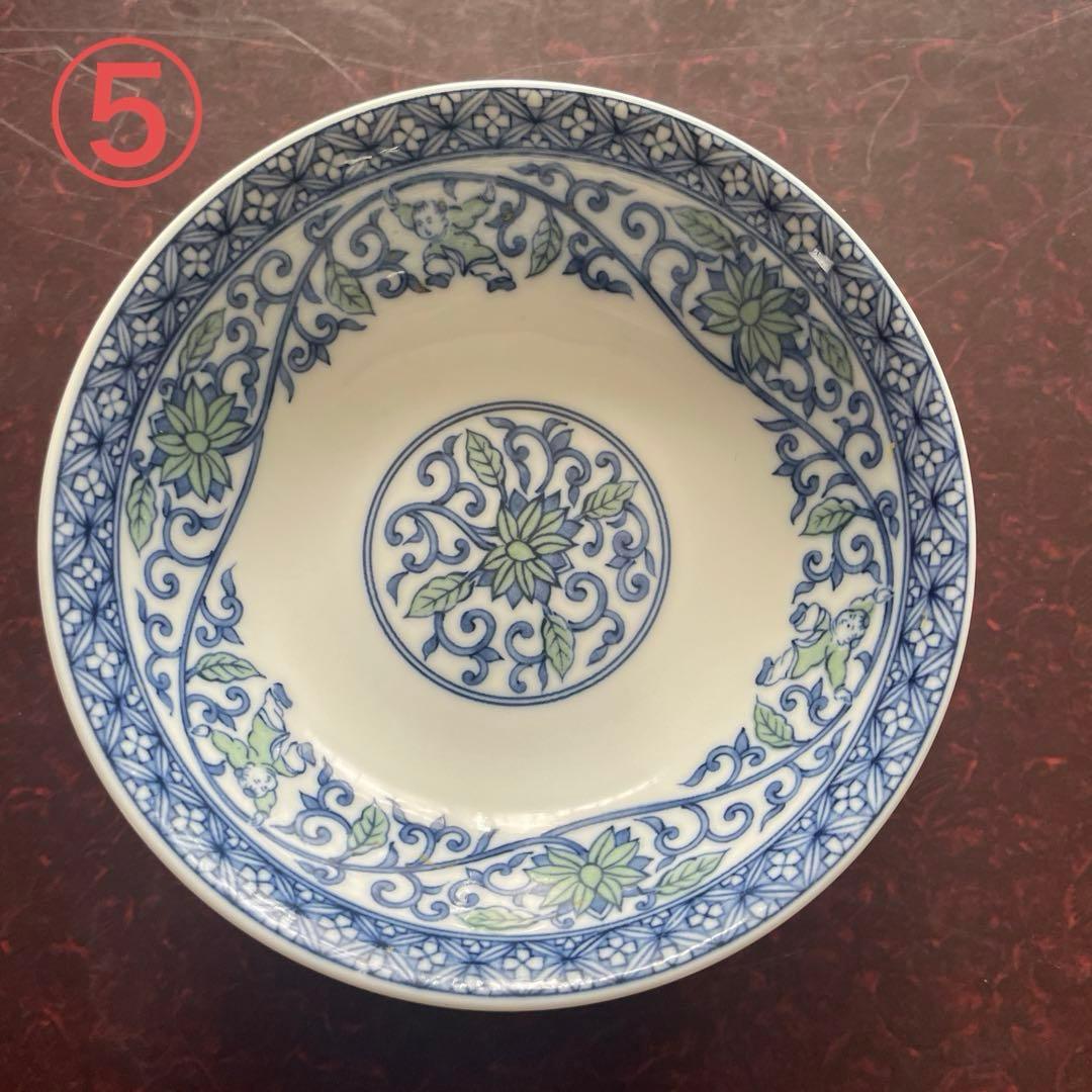 たち吉　中華皿26枚セット　唐子柄　大皿・中皿・角皿・小皿3種　期間限定お値下げ