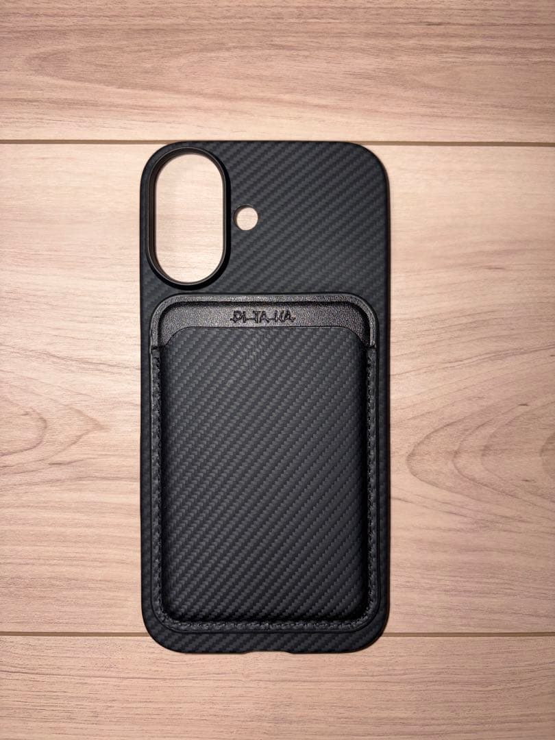 【美品】［PITAKA] iPhone17ケース・ウォレットケース セット売り