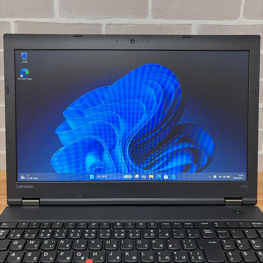 Lenovo ThinkPad L570ノートPC ACアダプター付き③