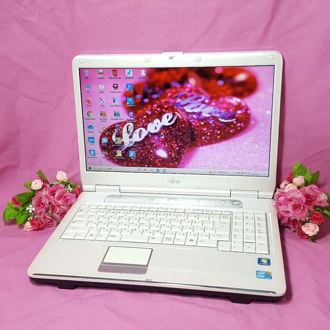 最新Windows10/大容量500GB/メモリ4GB/CORE-i5/オフィス