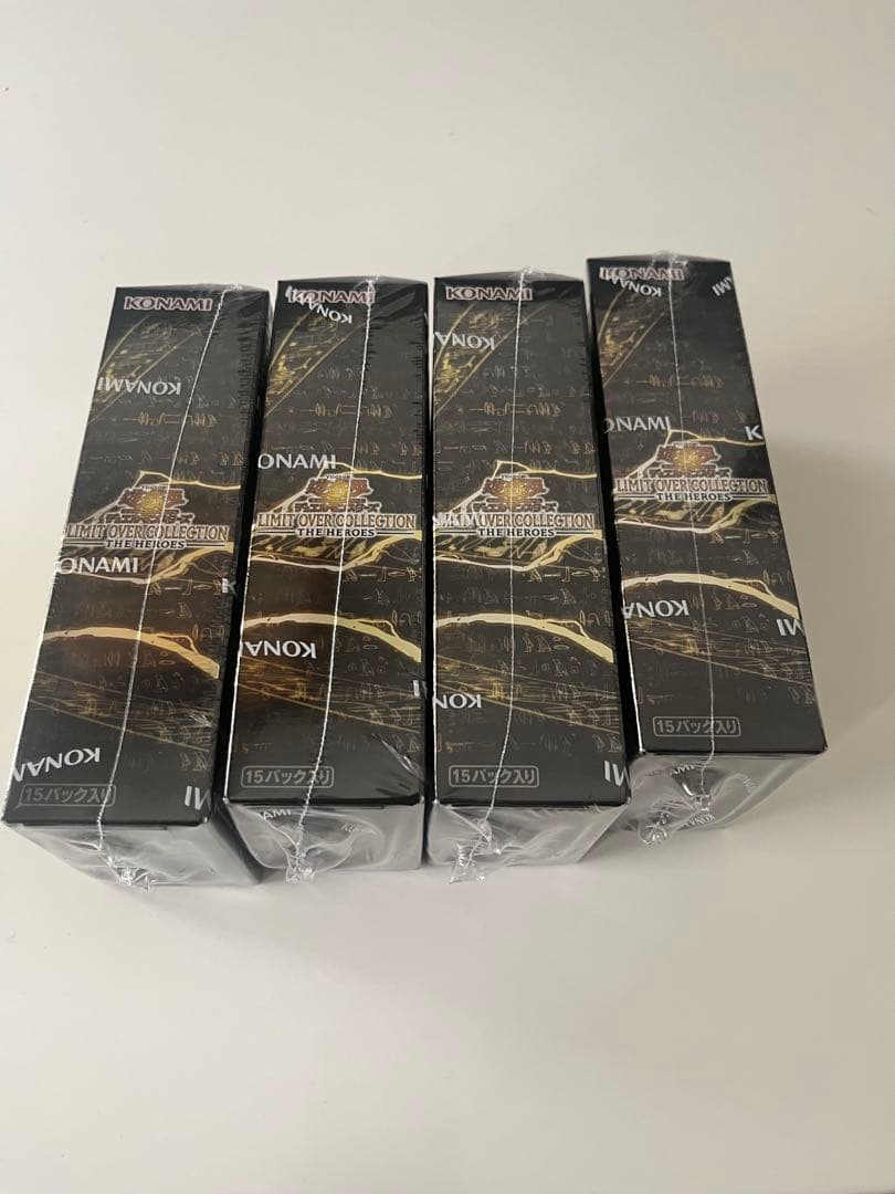 遊戯王　リミットオーバーコレクションヒーローズ シュリンク付　4box