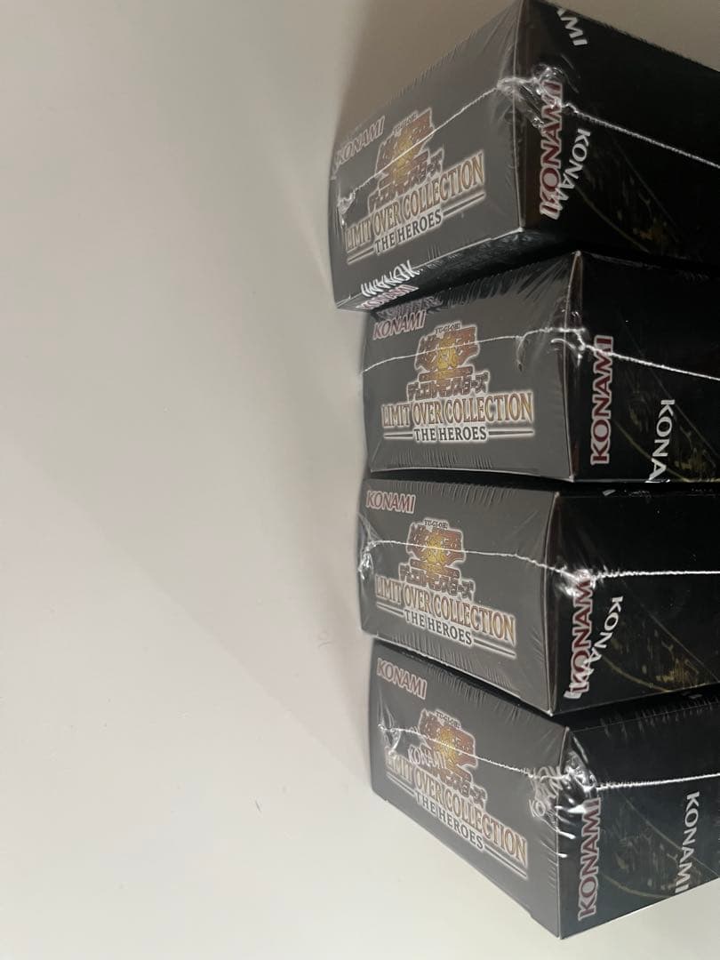 遊戯王　リミットオーバーコレクションヒーローズ シュリンク付　4box