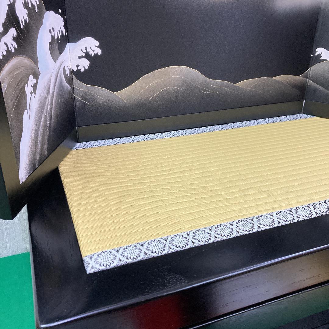 E38 高級桐　台巾70㎝位　五月人形鎧兜台　5月台屏風　五月兜　五月初節句