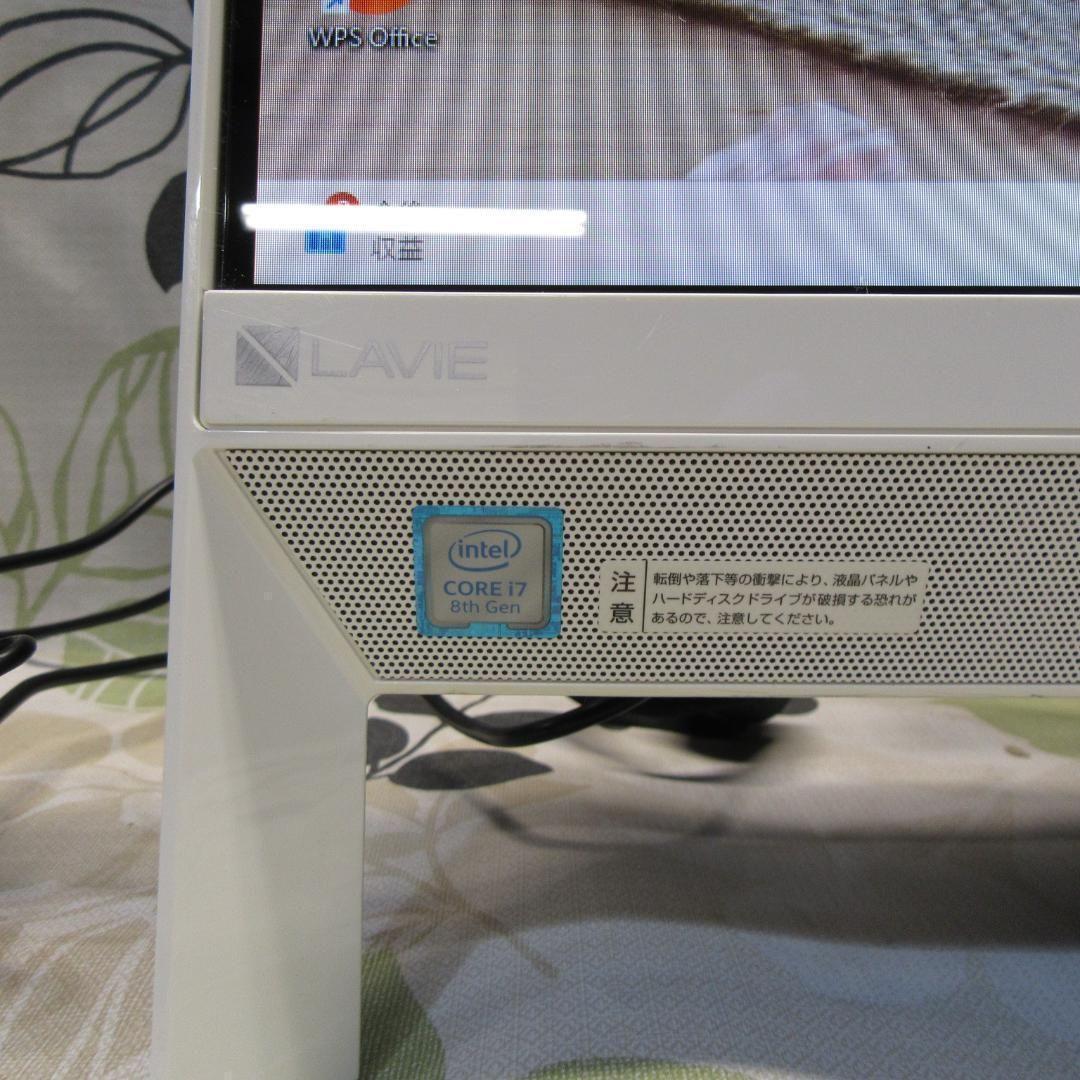 Win11公式対応8世代i7/メ8G/新品SSD/地デジBSCS/無線/カメラ