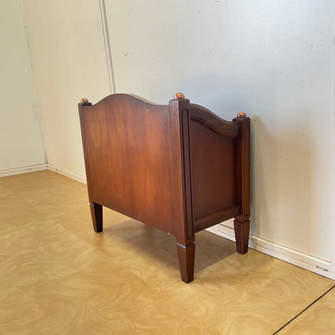 英国スタイル マガジンラック アンティーク ビンテージ 本立て 新聞入れ 収納