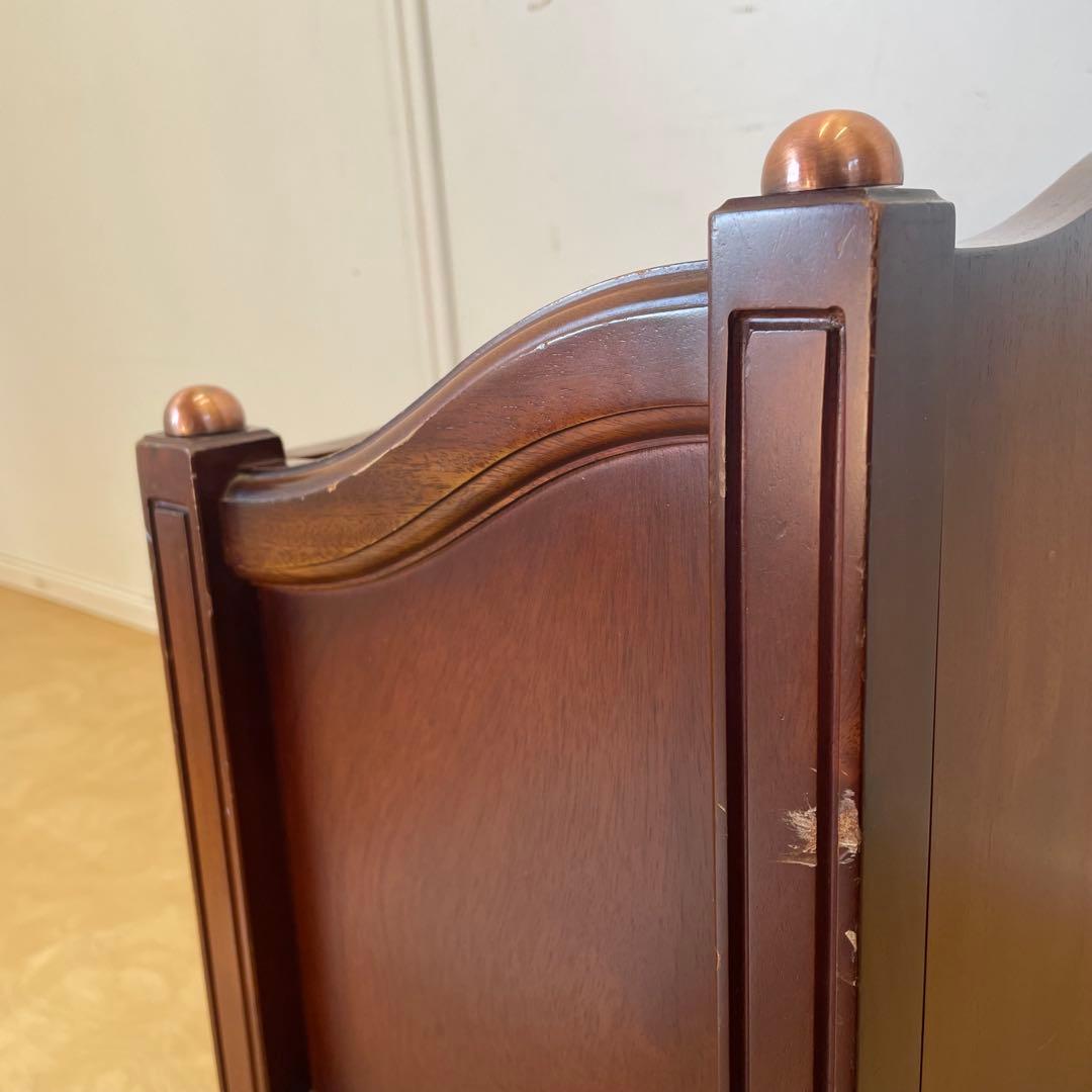 英国スタイル マガジンラック アンティーク ビンテージ 本立て 新聞入れ 収納