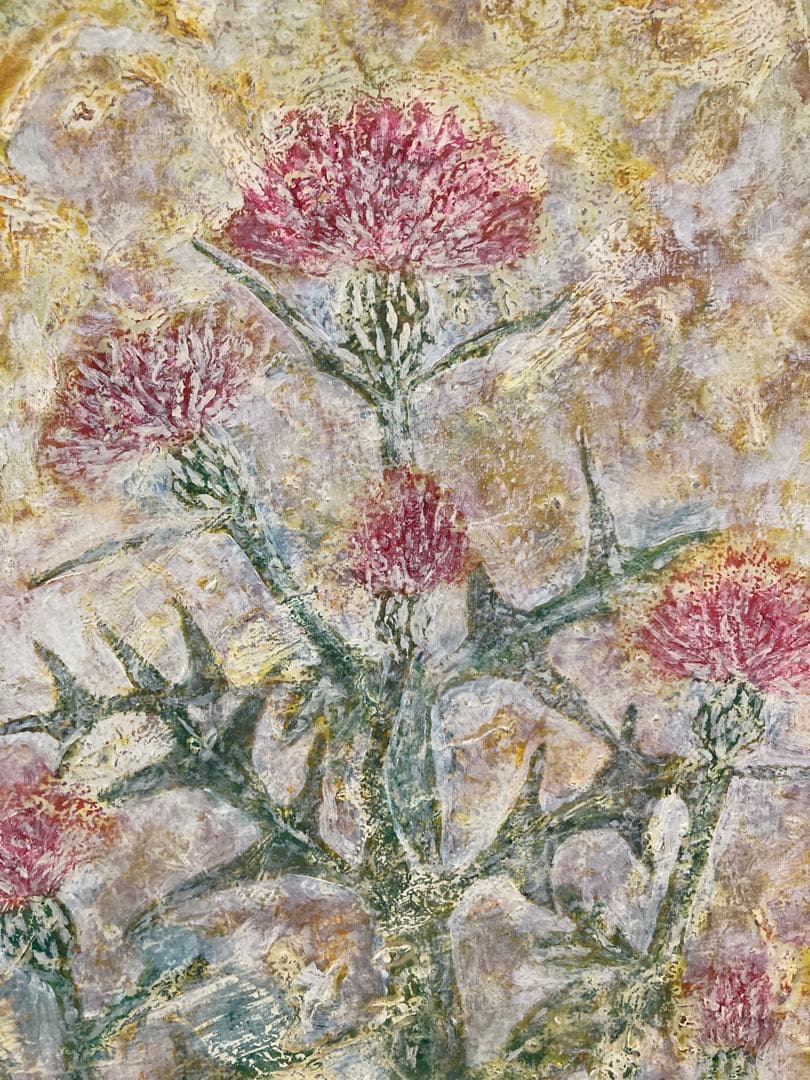 花の絵画 油絵