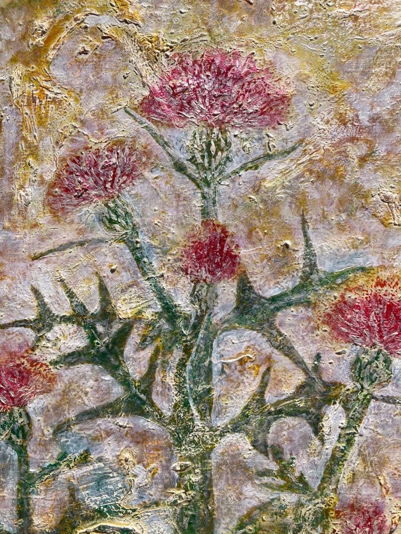 花の絵画 油絵