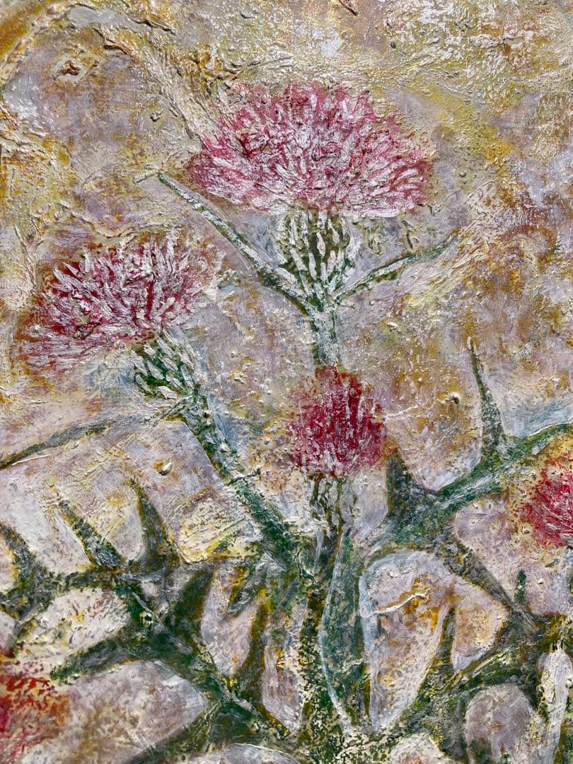 花の絵画 油絵