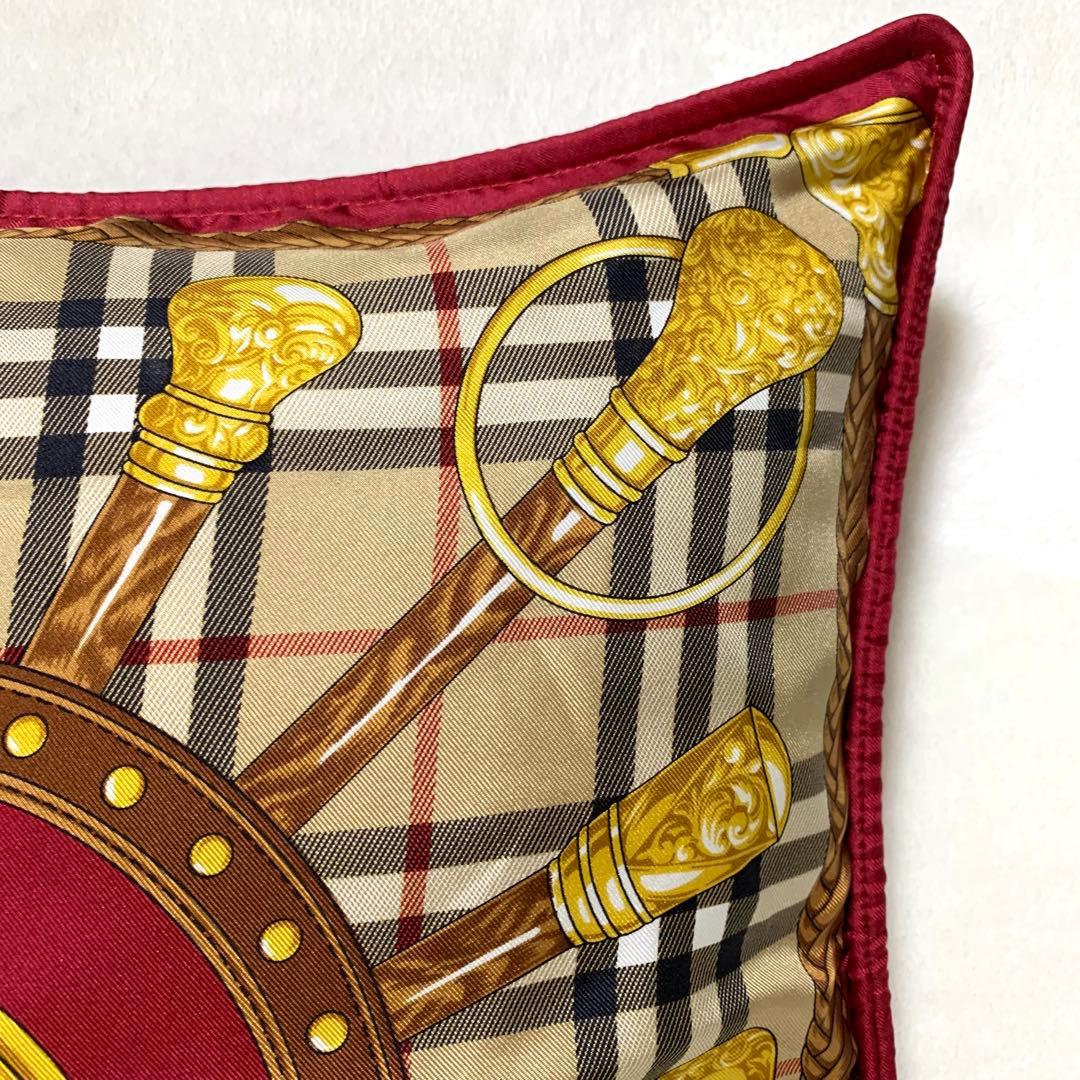 クッションカバー VINTAGE BURBERRY ITALY CUSHION COVER