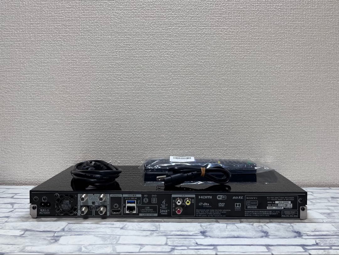 2020年製　新品リモコン　ソニー　ブルーレイレコーダー　BDZ-ZW550