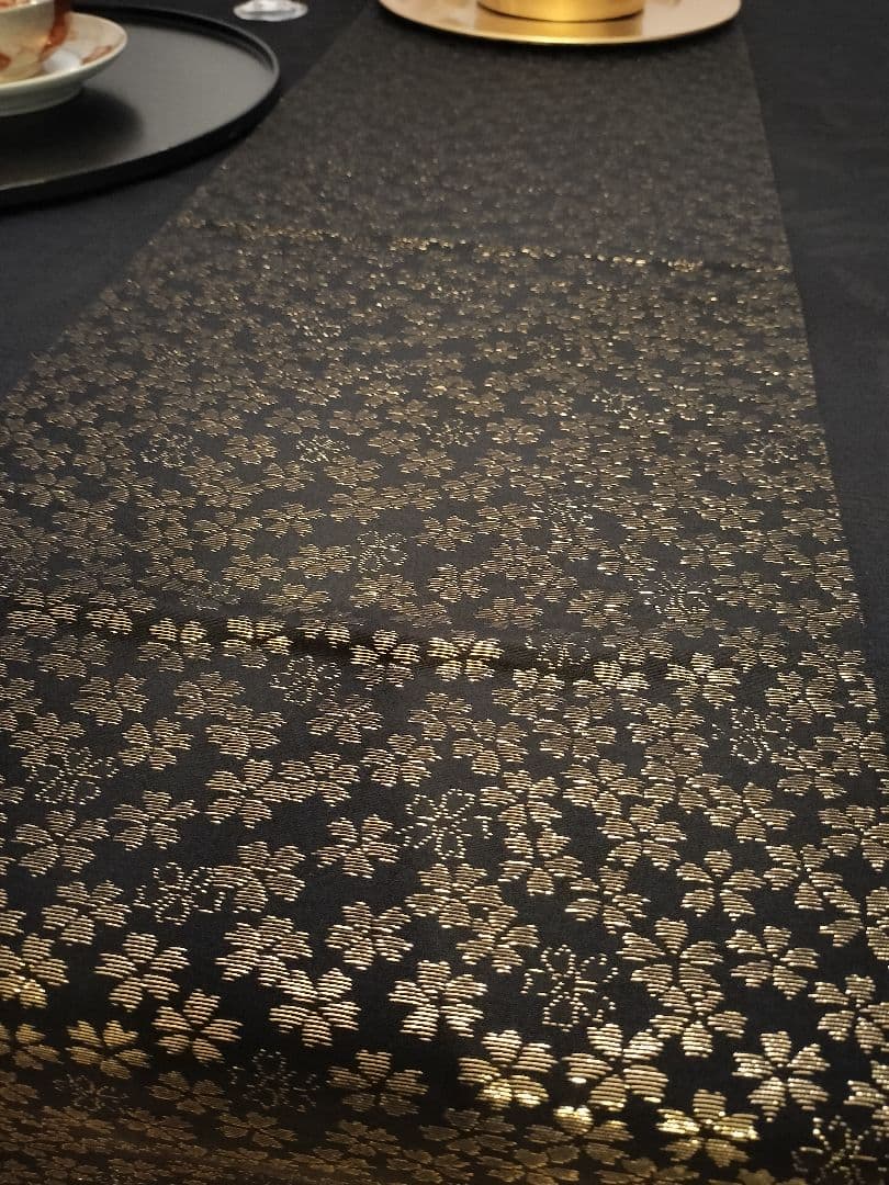 A808★高級‼️全通‼️袋帯テーブルランナー2m10cm　リバーシブル