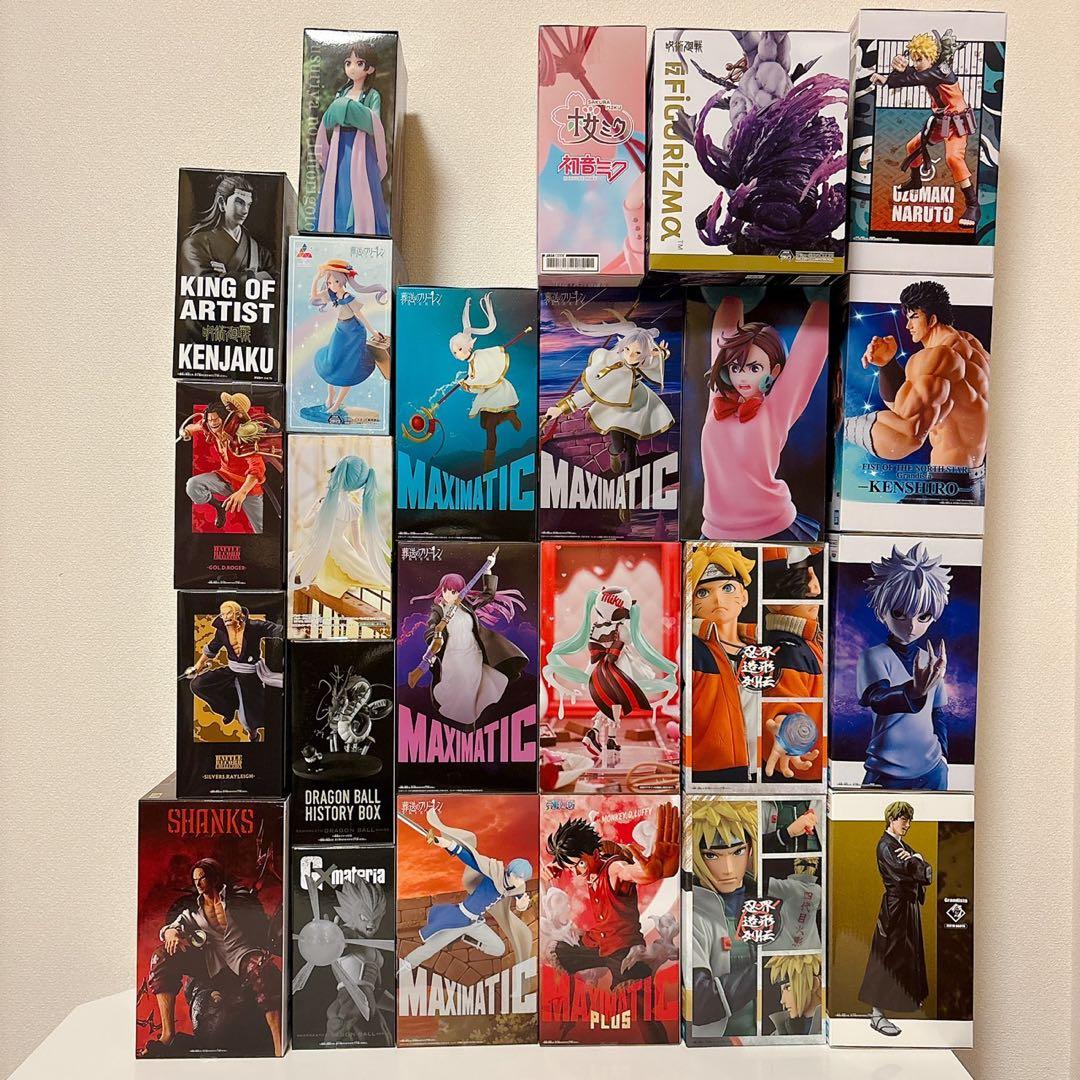 呪術廻戦・初音ミク・ナルト・薬屋のひとりごと・北斗の拳 フィギュア 計24種