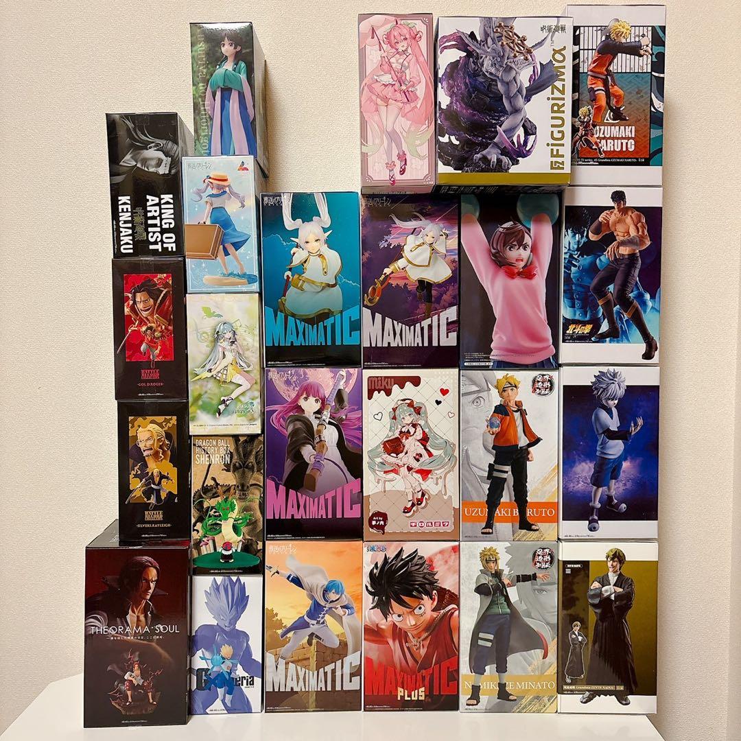 呪術廻戦・初音ミク・ナルト・薬屋のひとりごと・北斗の拳 フィギュア 計24種
