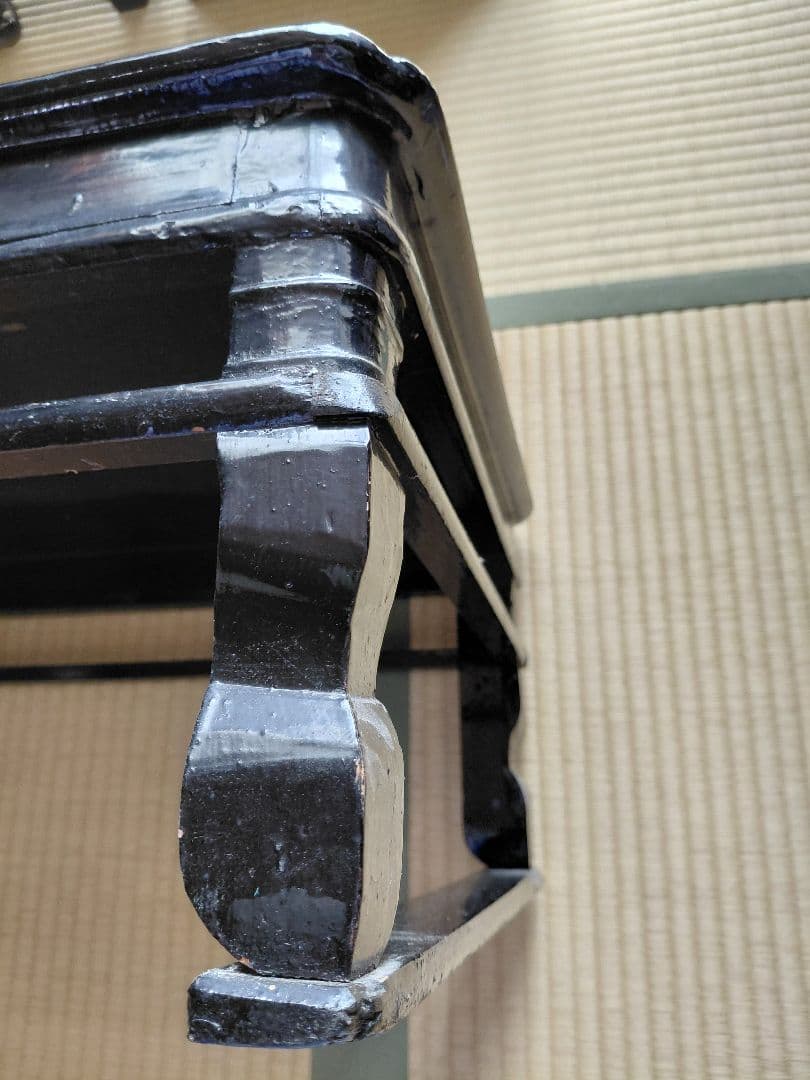 李朝　螺鈿細工　ソバン　四方膳