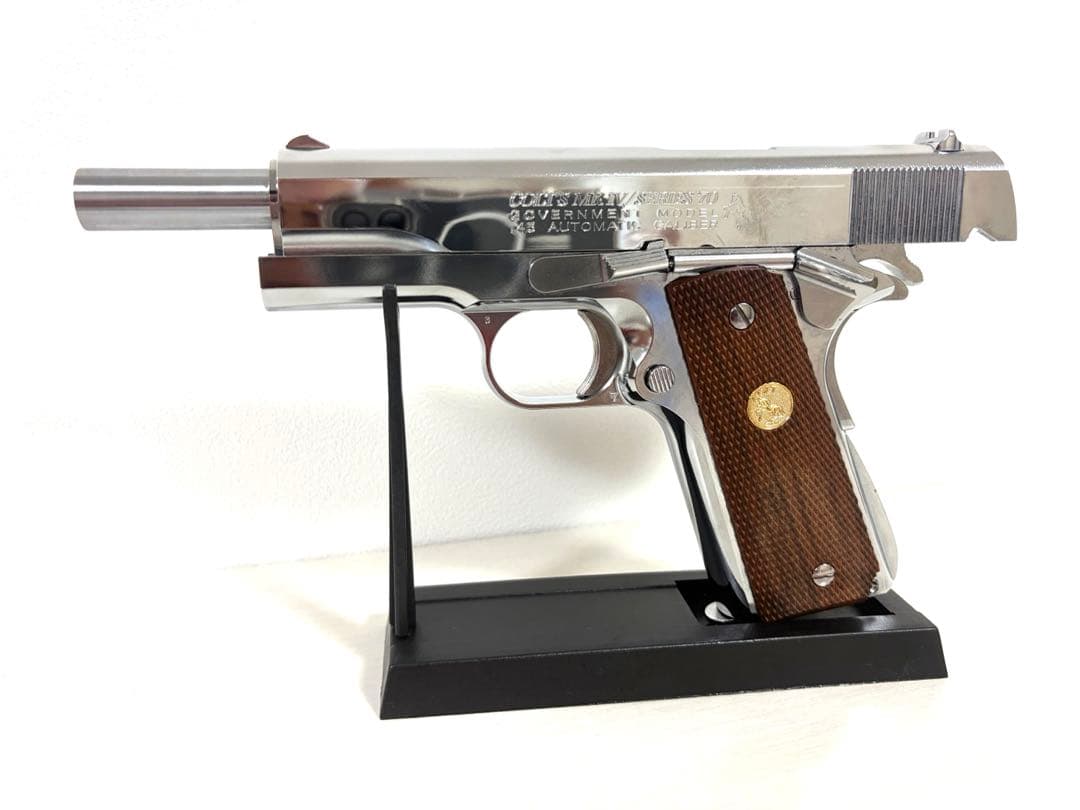 東京マルイ　コルトガバメント　s70　ニッケルフィニッシュ