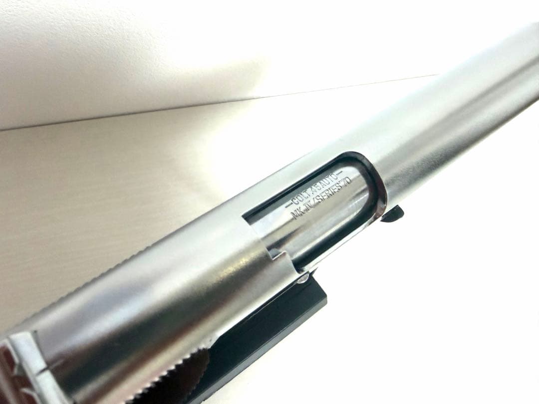 東京マルイ　コルトガバメント　s70　ニッケルフィニッシュ