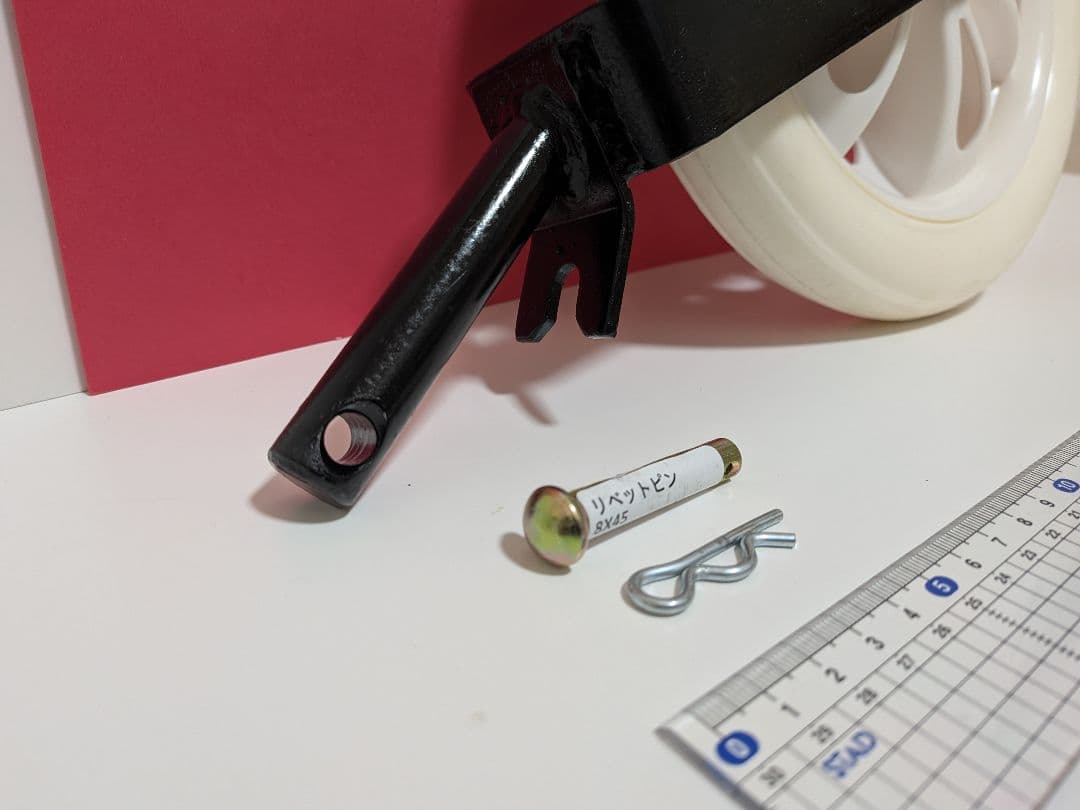 ホンダ「こまめちゃん。」耕運機　純正移動輪　レトロ（初期型！）新品ロックピン付！