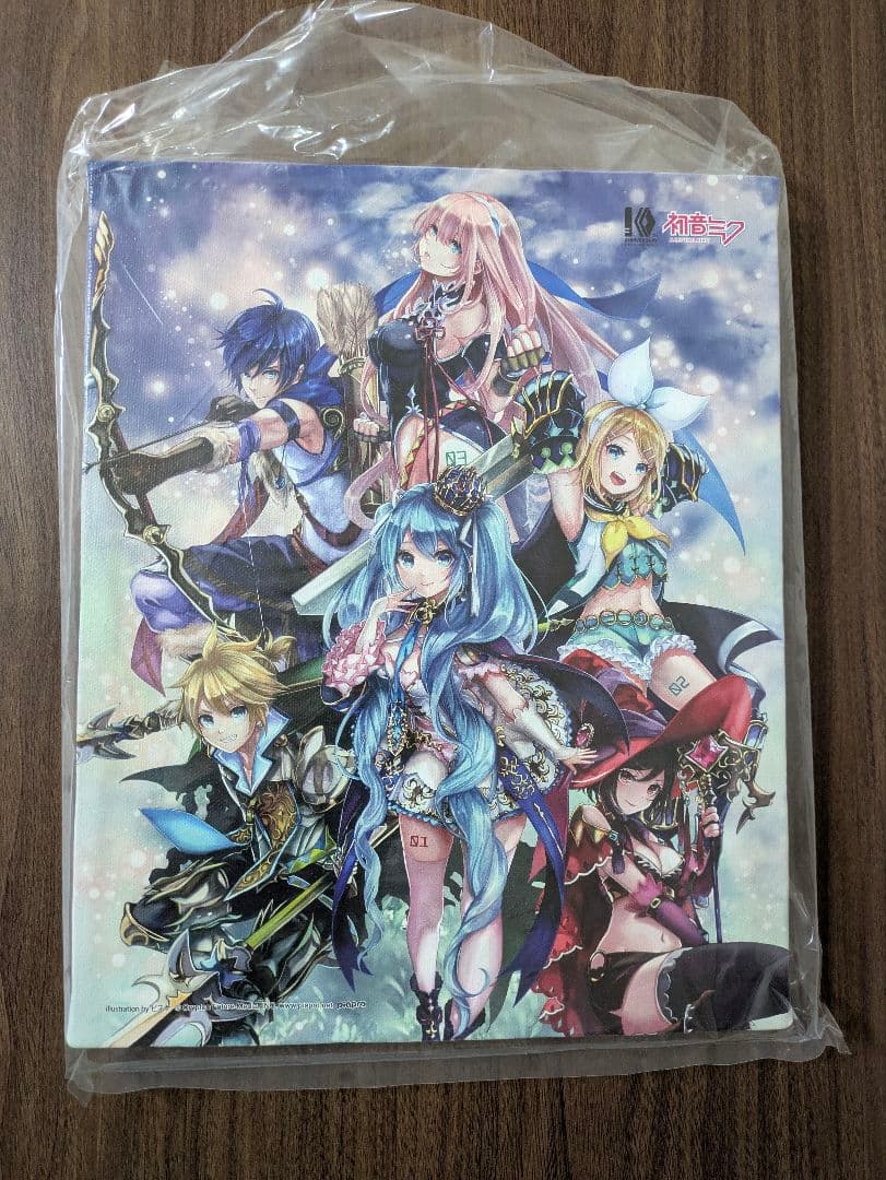 ボーカロイド キャンバスアート 初音ミク10th anniversary