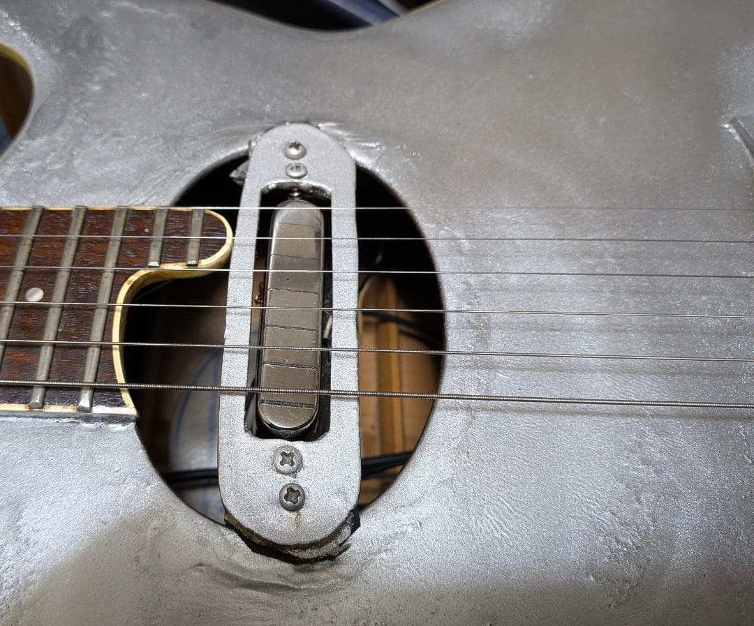 DN-06Dシルバー雑塗装！日本製！DUNCAN　STR1他2系統改造多！動画！