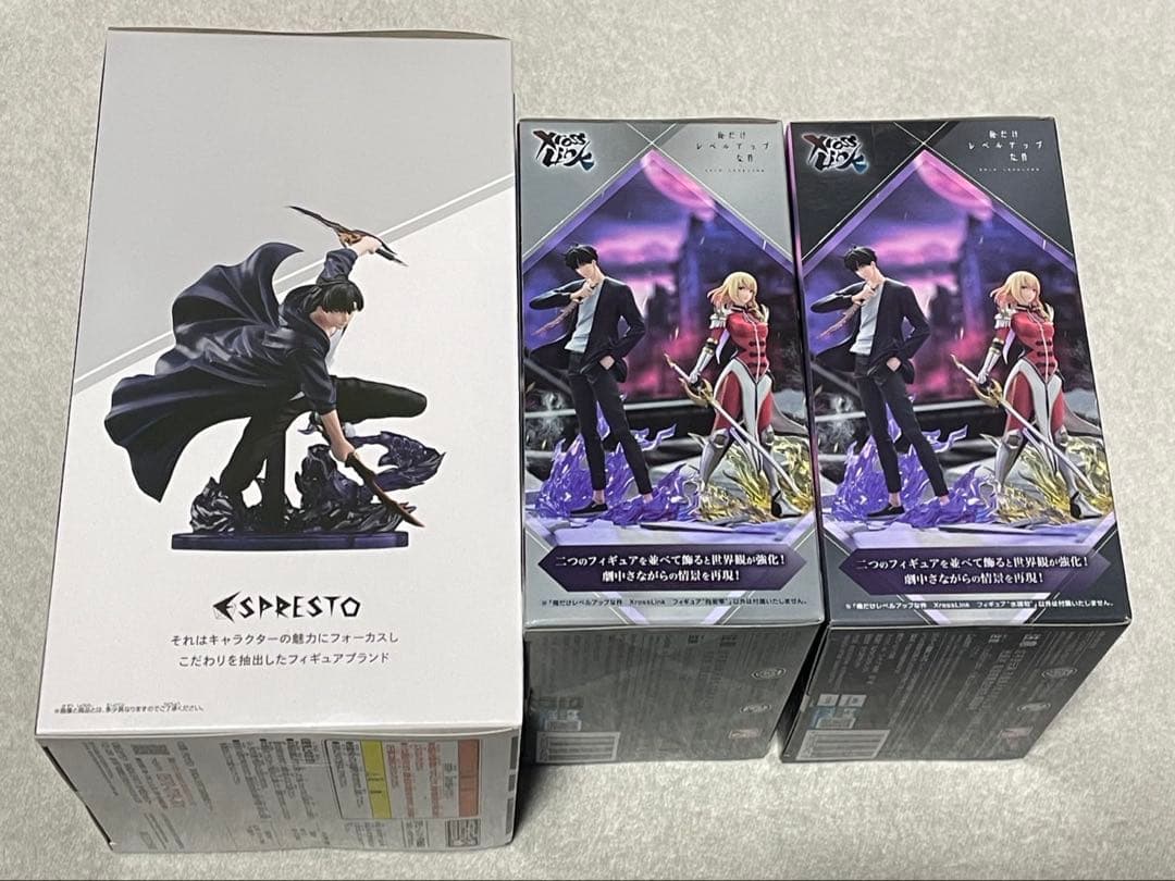 俺だけレベルアップな件XrossLinkフィギュア“水篠旬＆向坂雫”３点セット