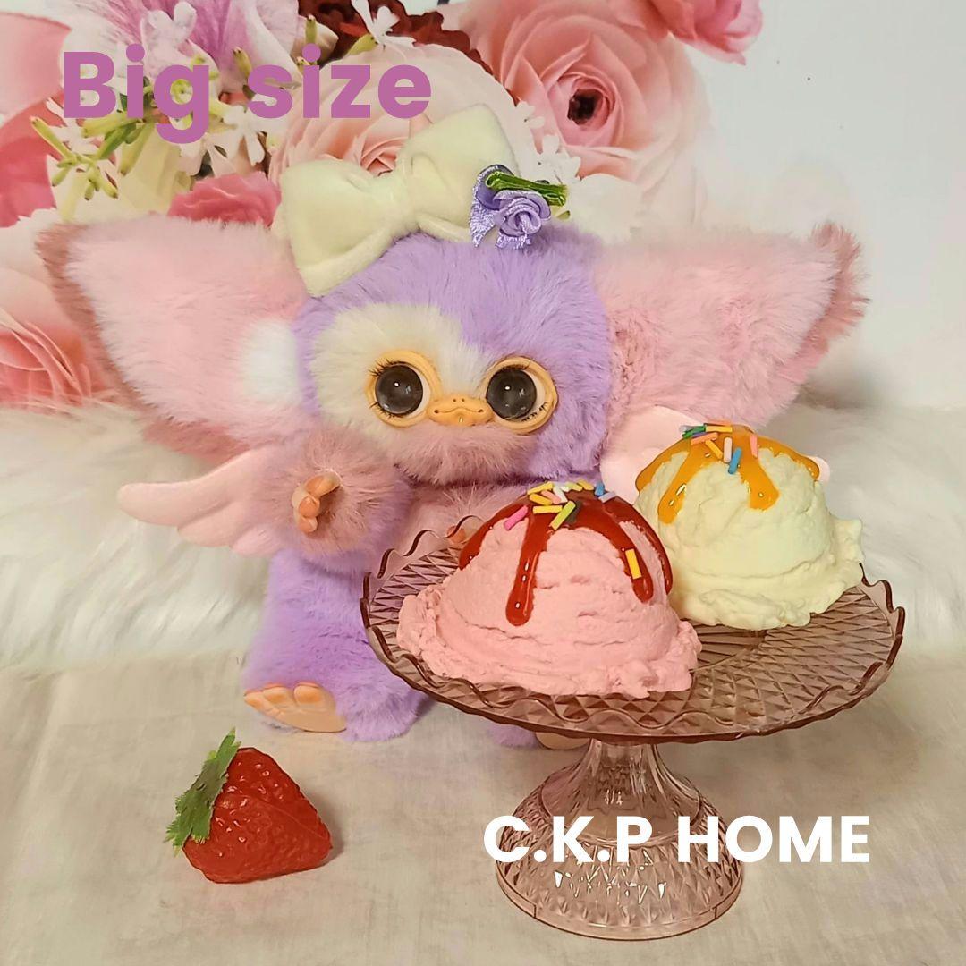 ハンドメイド・Big可動ベビさん&モジャさんのお人形・ぬいぐるみ・アートドール