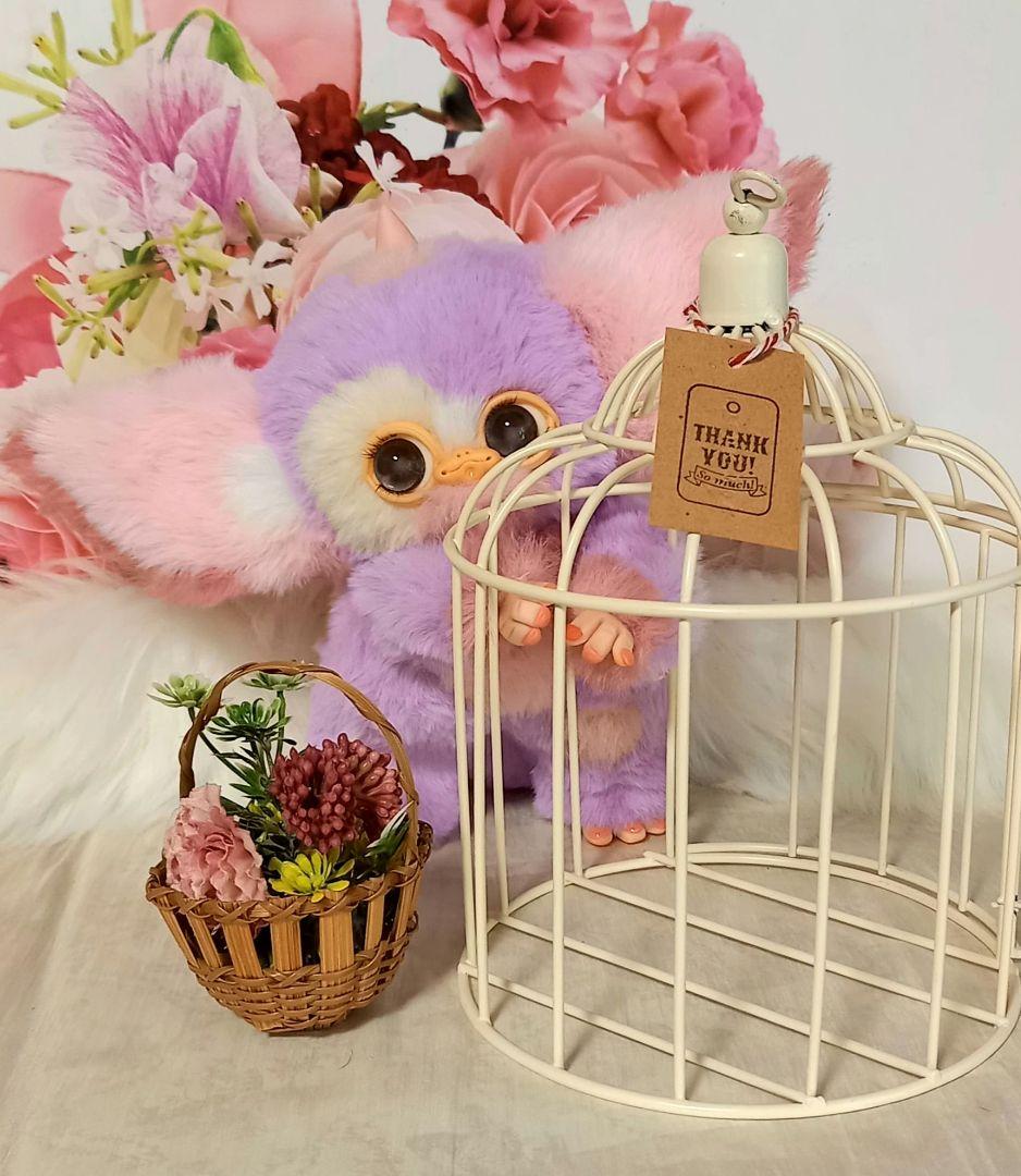 ハンドメイド・Big可動ベビさん&モジャさんのお人形・ぬいぐるみ・アートドール