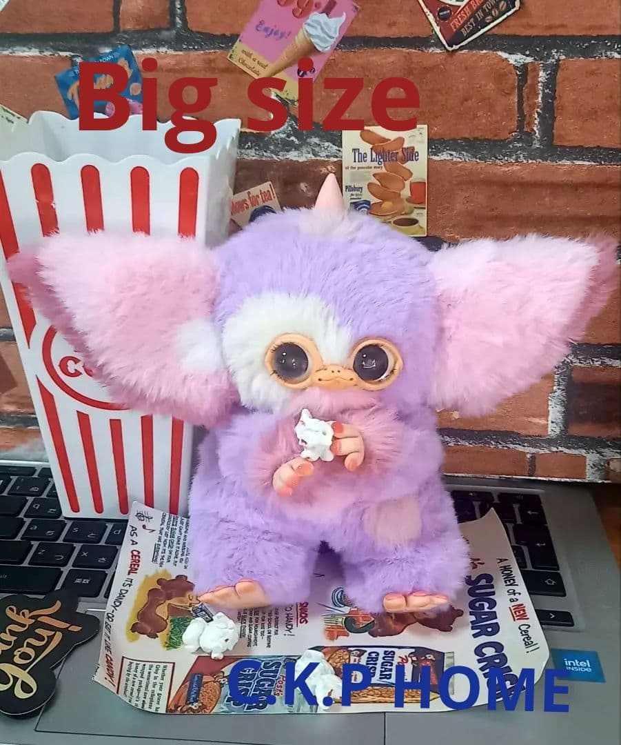 ハンドメイド・Big可動ベビさん&モジャさんのお人形・ぬいぐるみ・アートドール