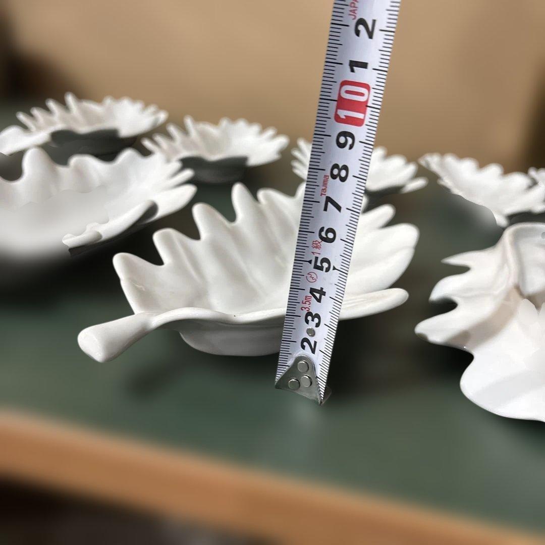 10枚セット　アピルコ リーフ皿 白皿 APILCO フランス製